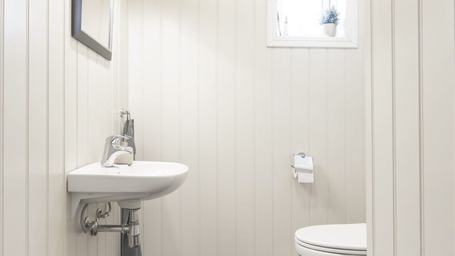 Praktisk ekstra toalettrom