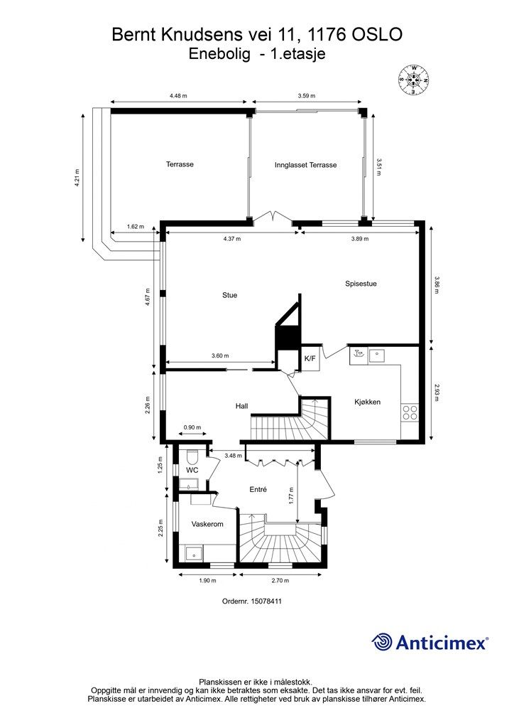 Plantegning - 1. etasje