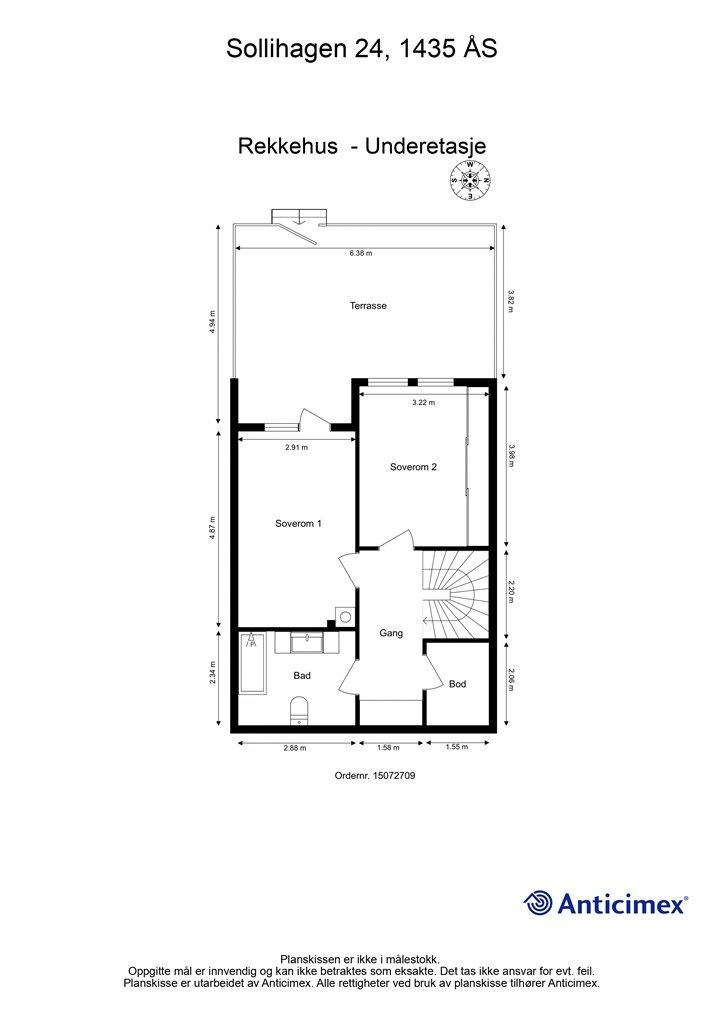 Plantegning - Underetasje