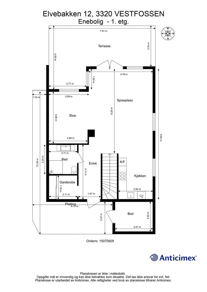 Plantegning 1. etasje