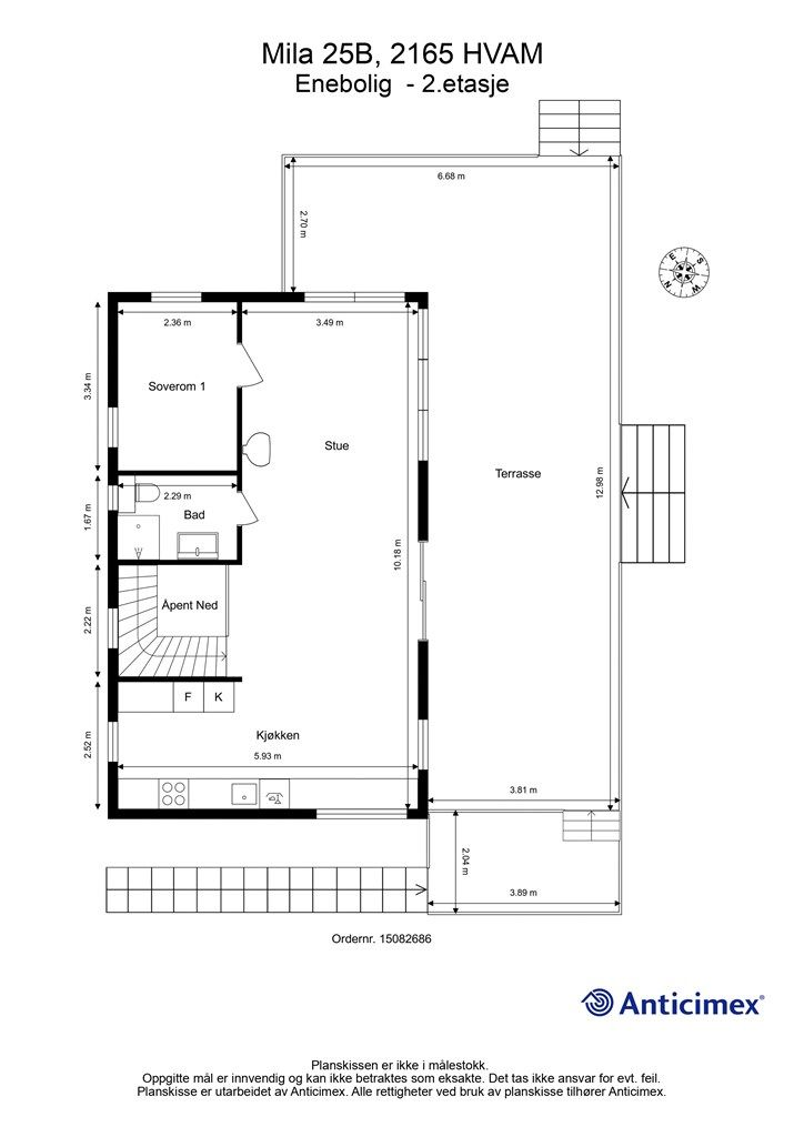 Plantegning - 2.etasje.