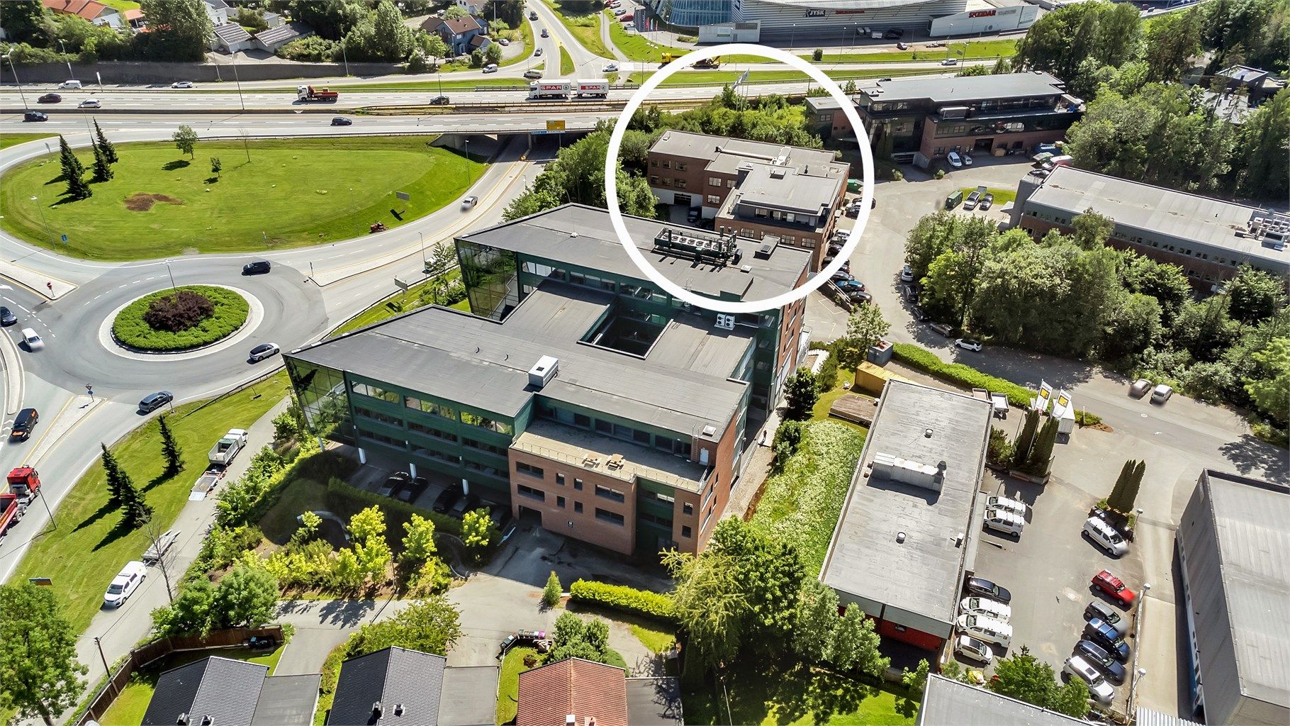 Kort vei til E-18 og Holmenkrysset 