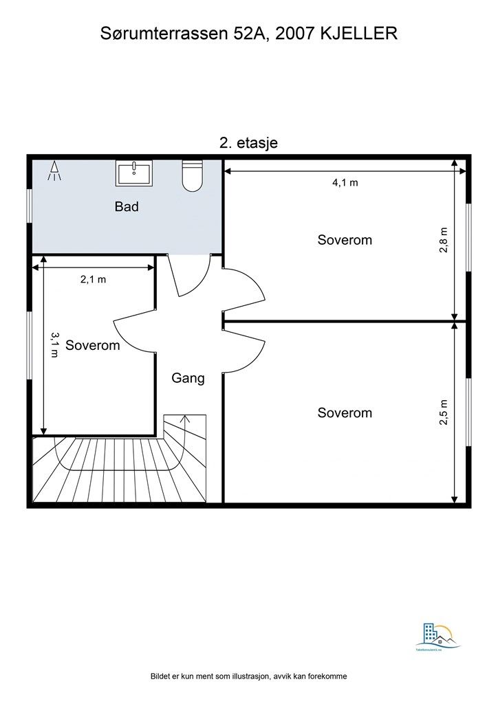 Plantegning - 2. etasje 
