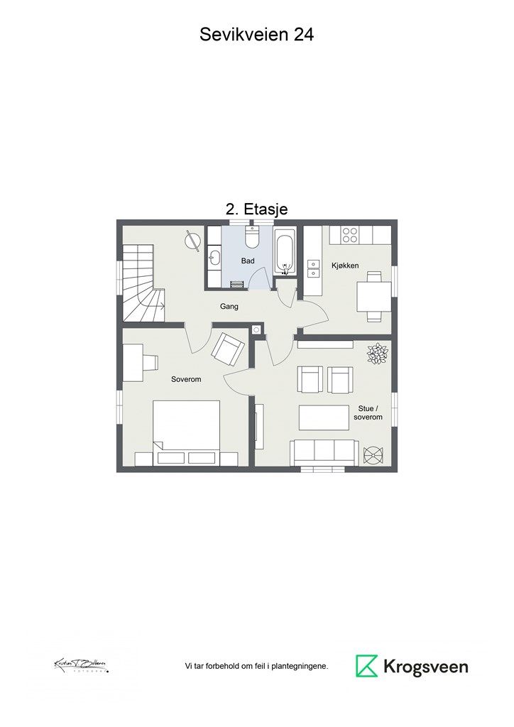 Planskisse 2. etasje.