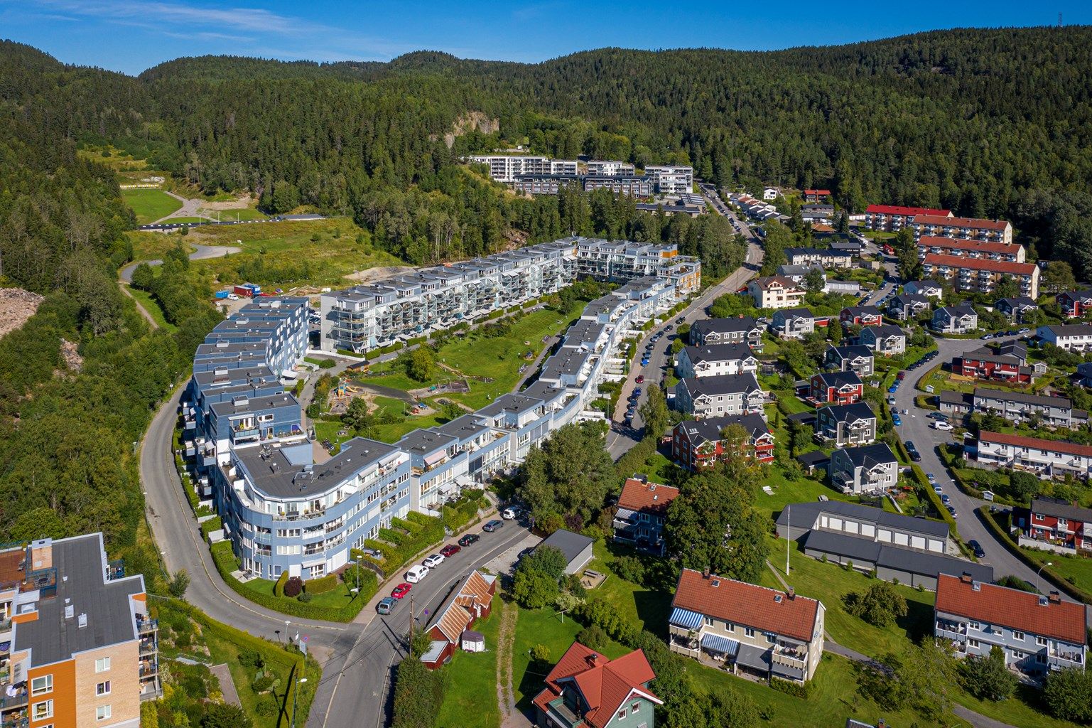 Her bor du idyllisk med Lillomarka og Grefsenkleiva slalåmbakke like utenfor dørstokken