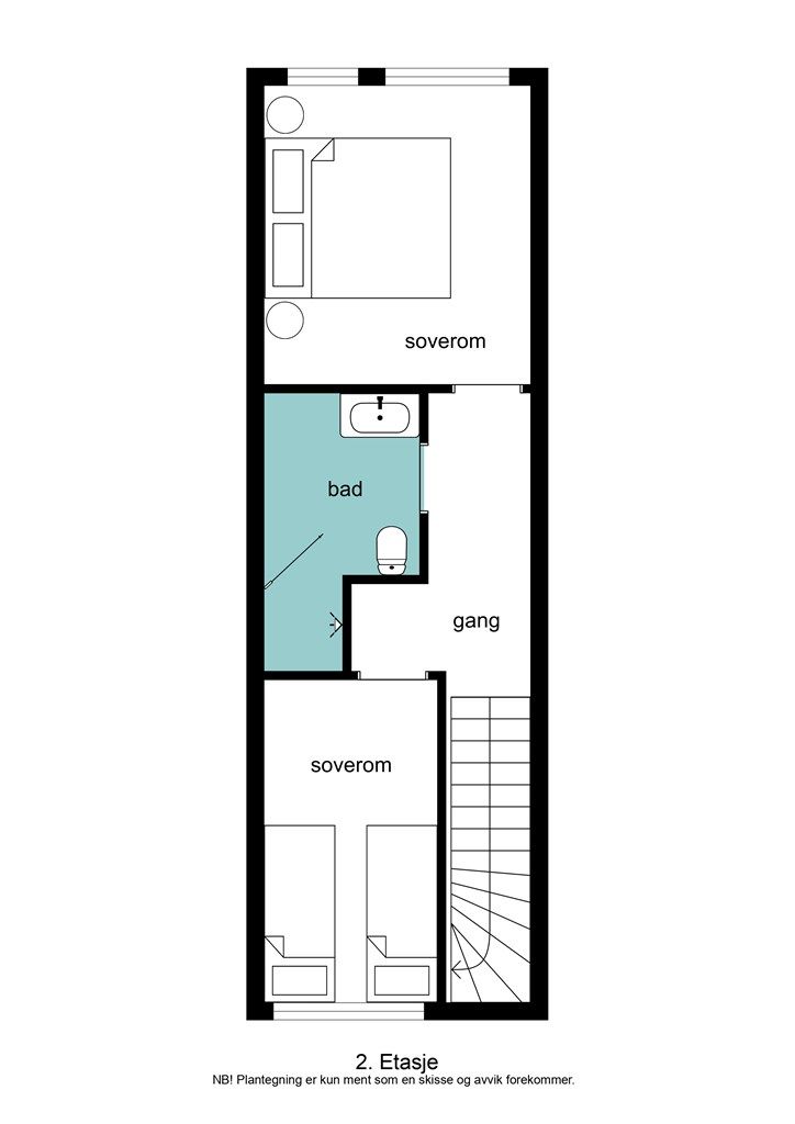 Plantegning 2. etasje