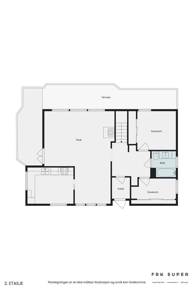 Planskisse 1 etasje.