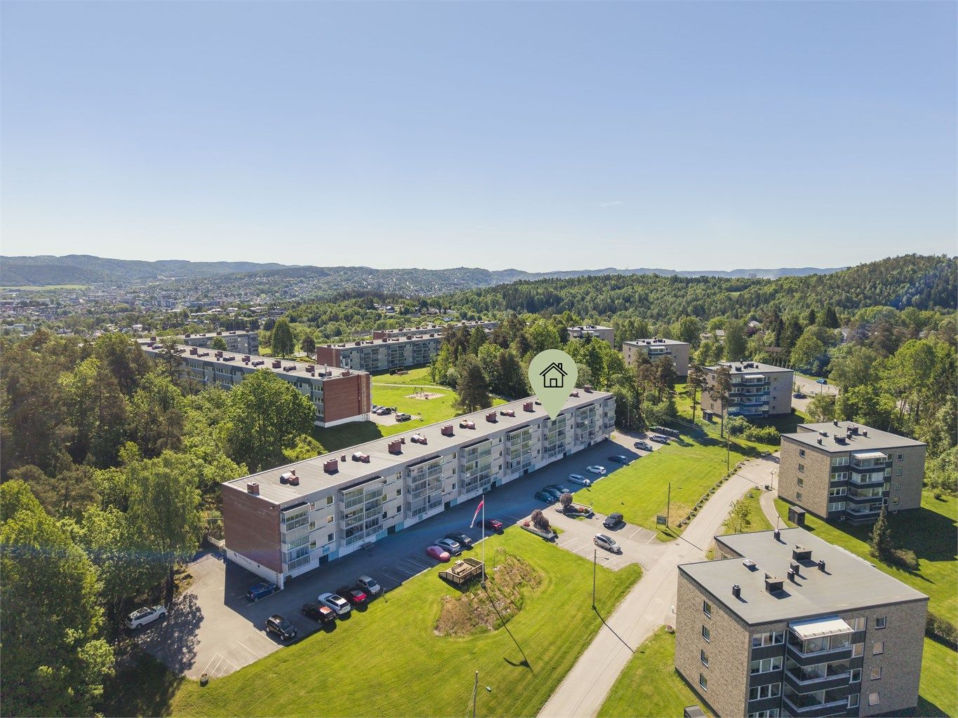 Leiligheten har vestvendt og solrik balkong. Foto: Danny Twang