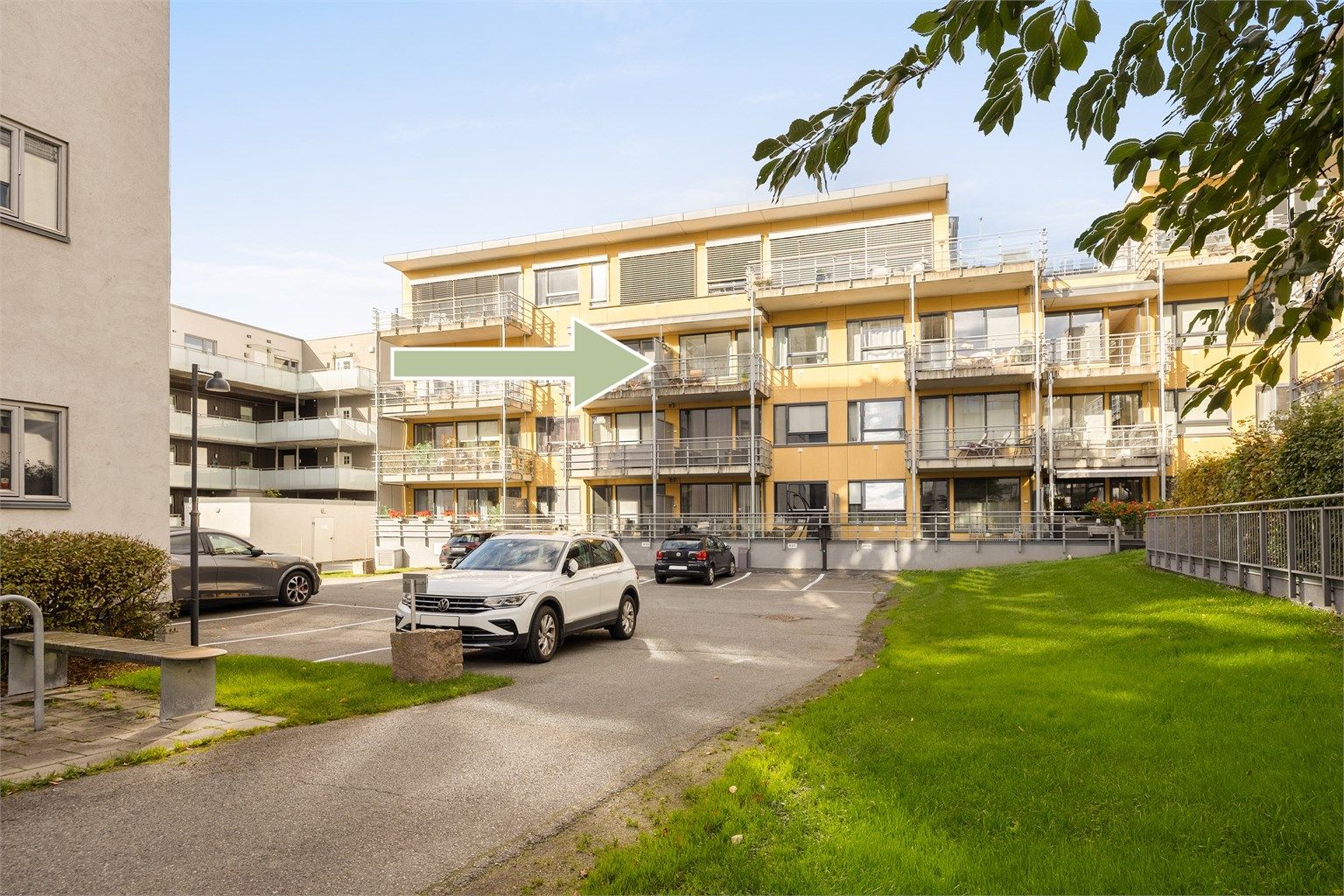 Lys og praktisk 2-roms eierleilighet beliggende i 3. etasje.