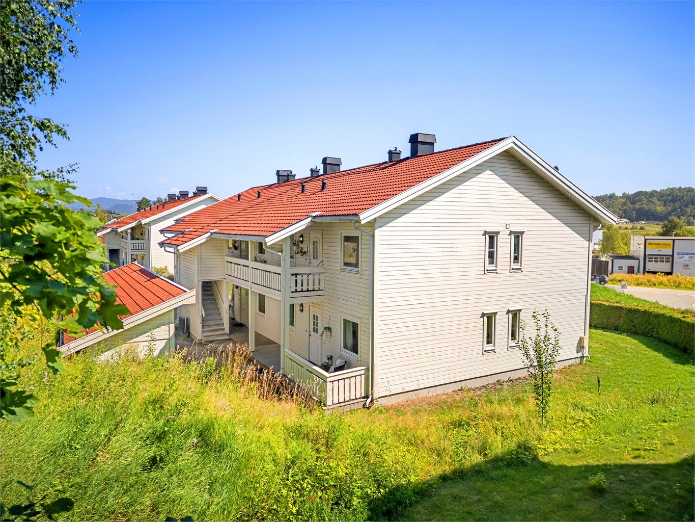 Endeleilighet med balkong på to sider