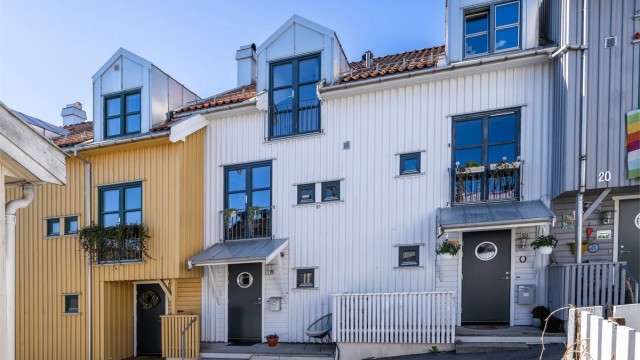 Rekkehuset er en del av Sameiet Urtehagen, som består av 8 seksjoner.