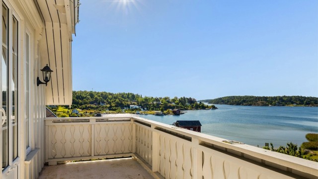 Nydelig plass for bl.a. morgenkaffen.