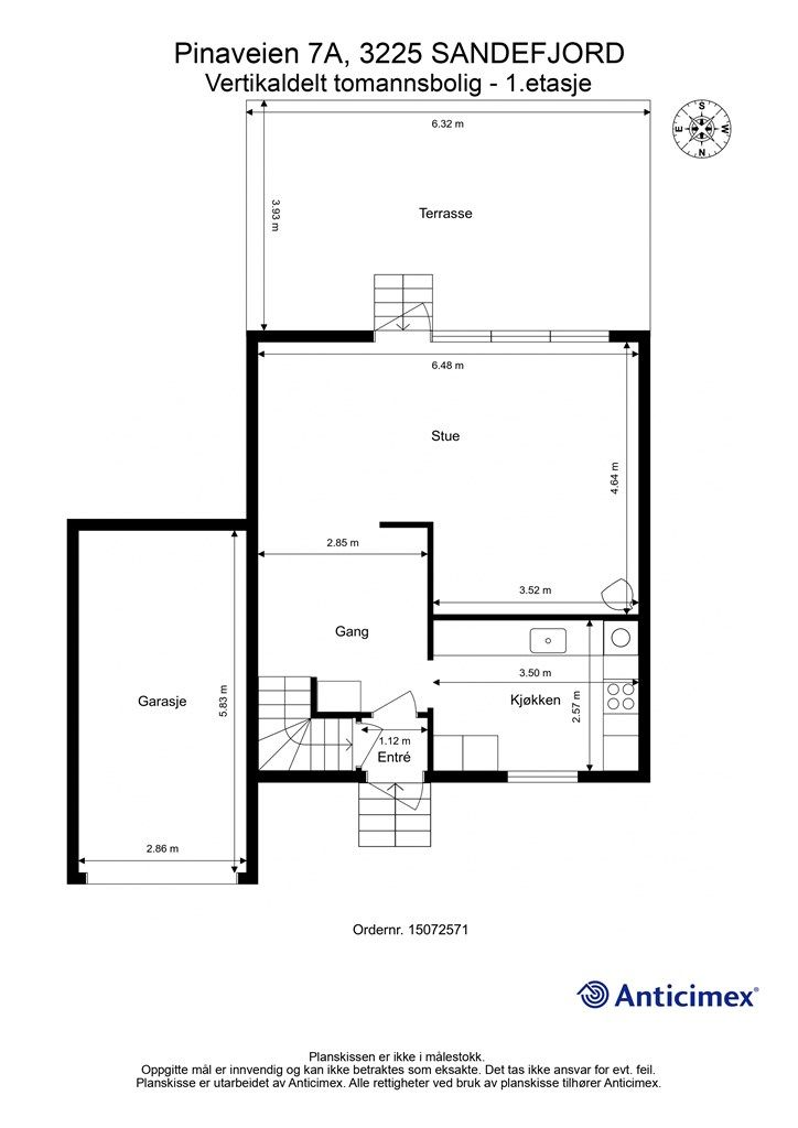 Plantegning 1.etasje