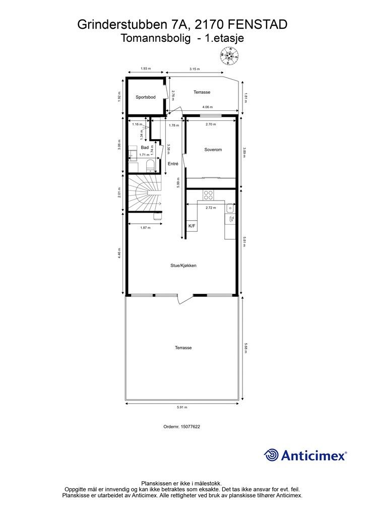Plantegning 1.etasje 