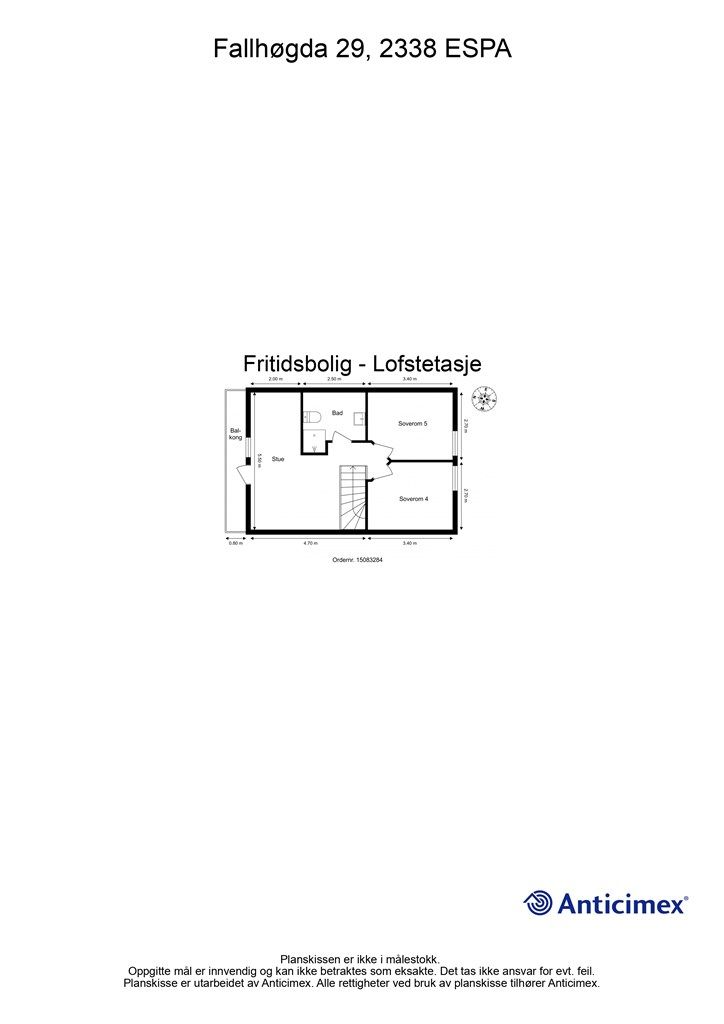 Plantegning - Lofstetasje