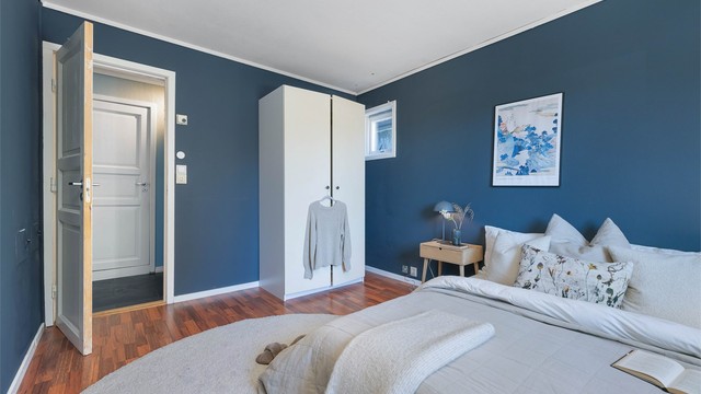 God plass til evt. et større garderobeskap om ønskelig