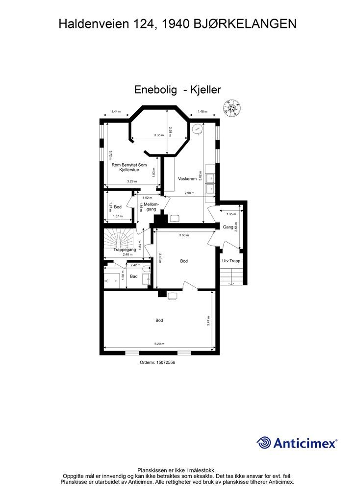 Plantegning- Kjeller.