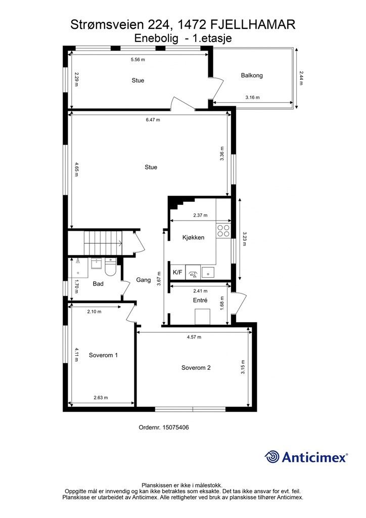 Plantegning 1.etasje