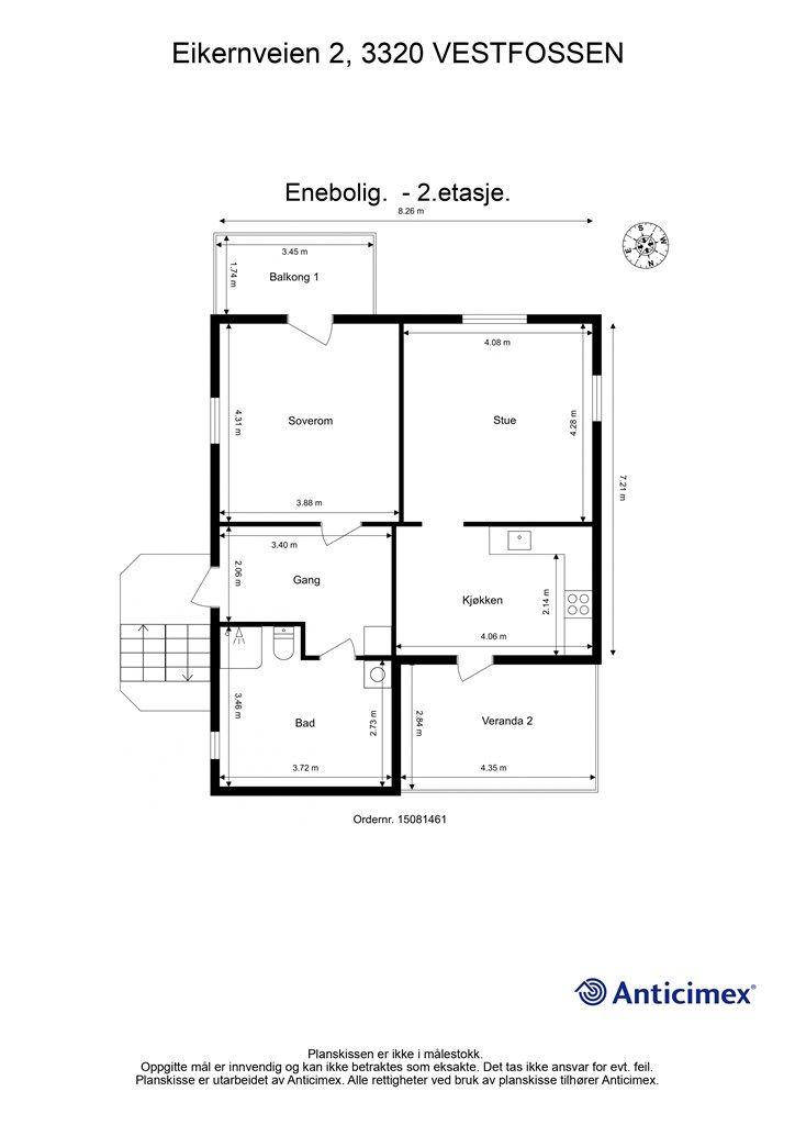 Plantegning 2. etasje