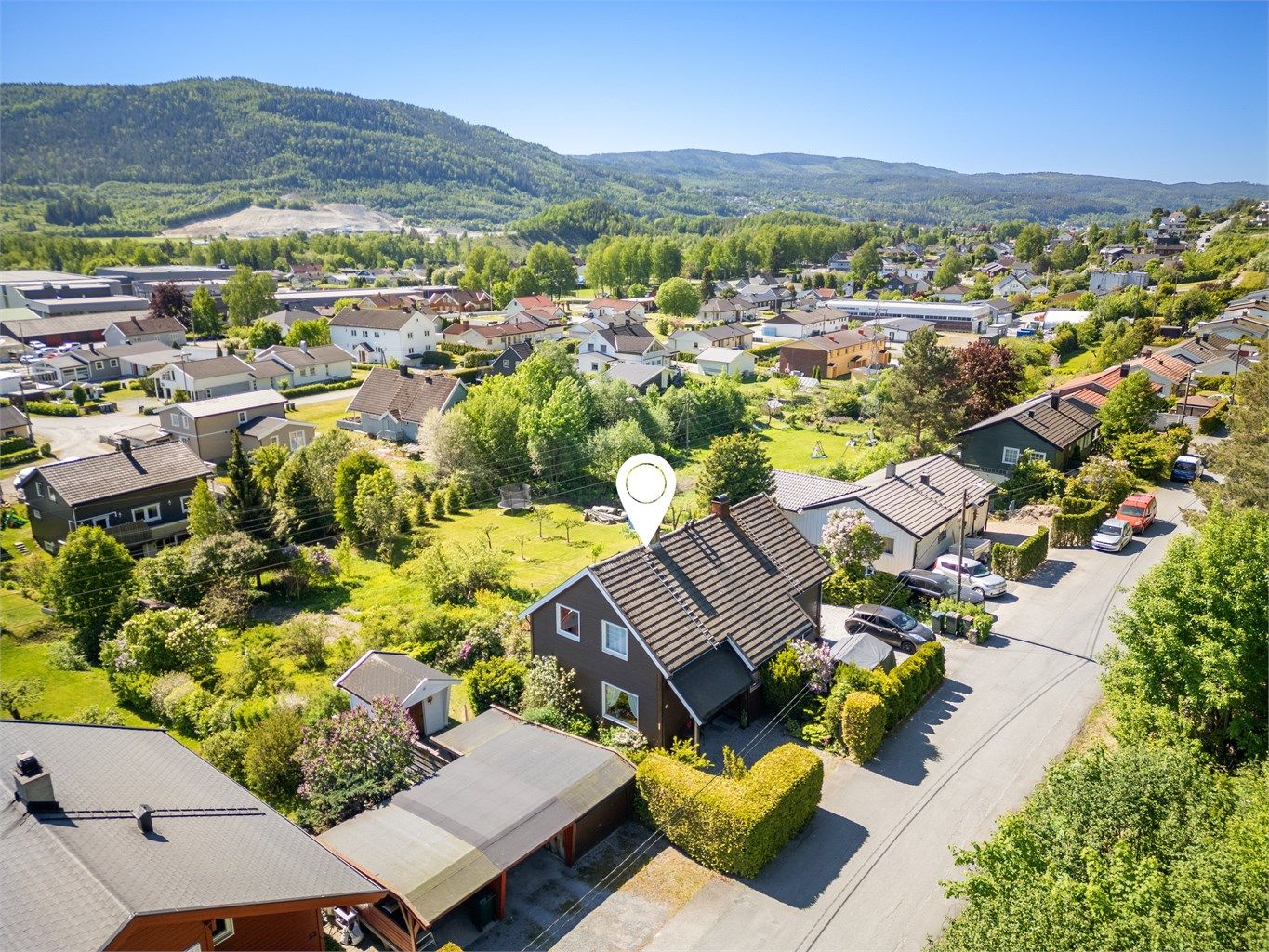 Attraktivt område med rolige omgivelser i nærmiljøet