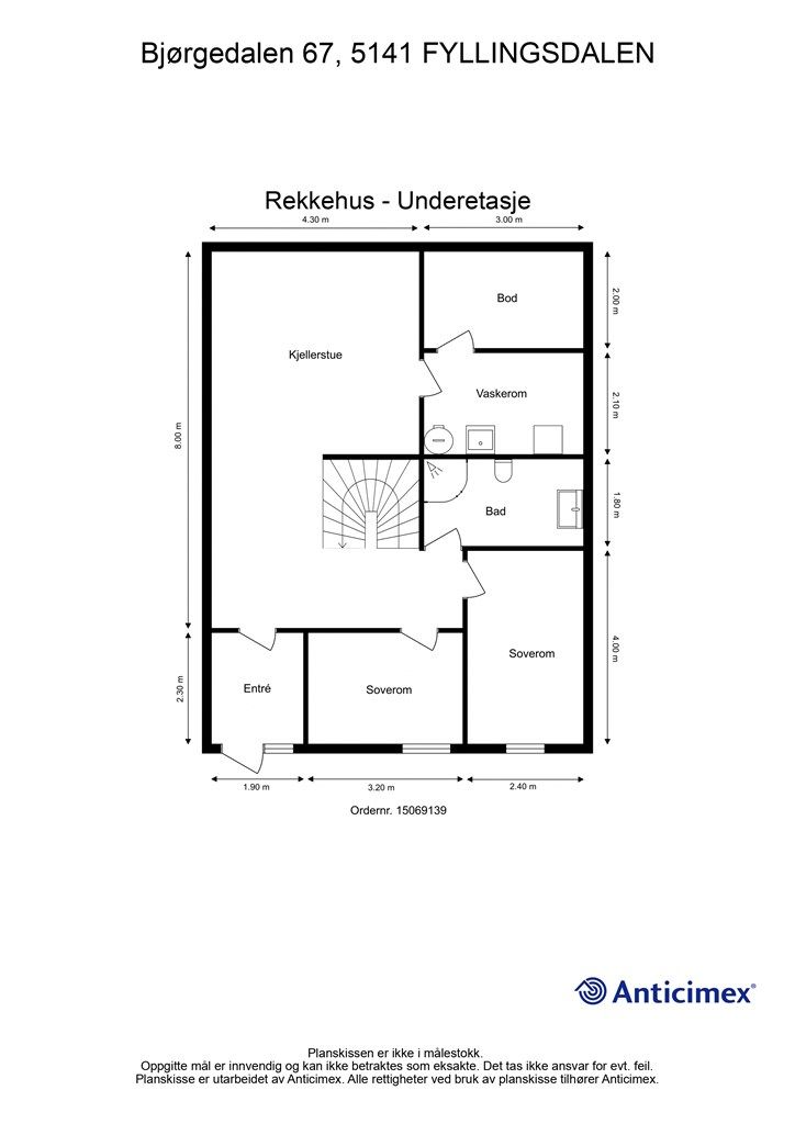 Plantegning - Underetasje