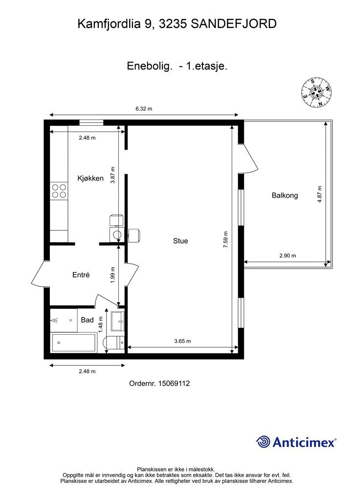 Plantegning 1. etasje