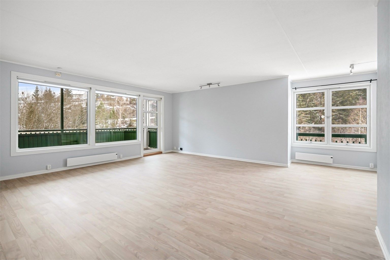 Her er det mange møbleringsmuligheter i flere soner. 