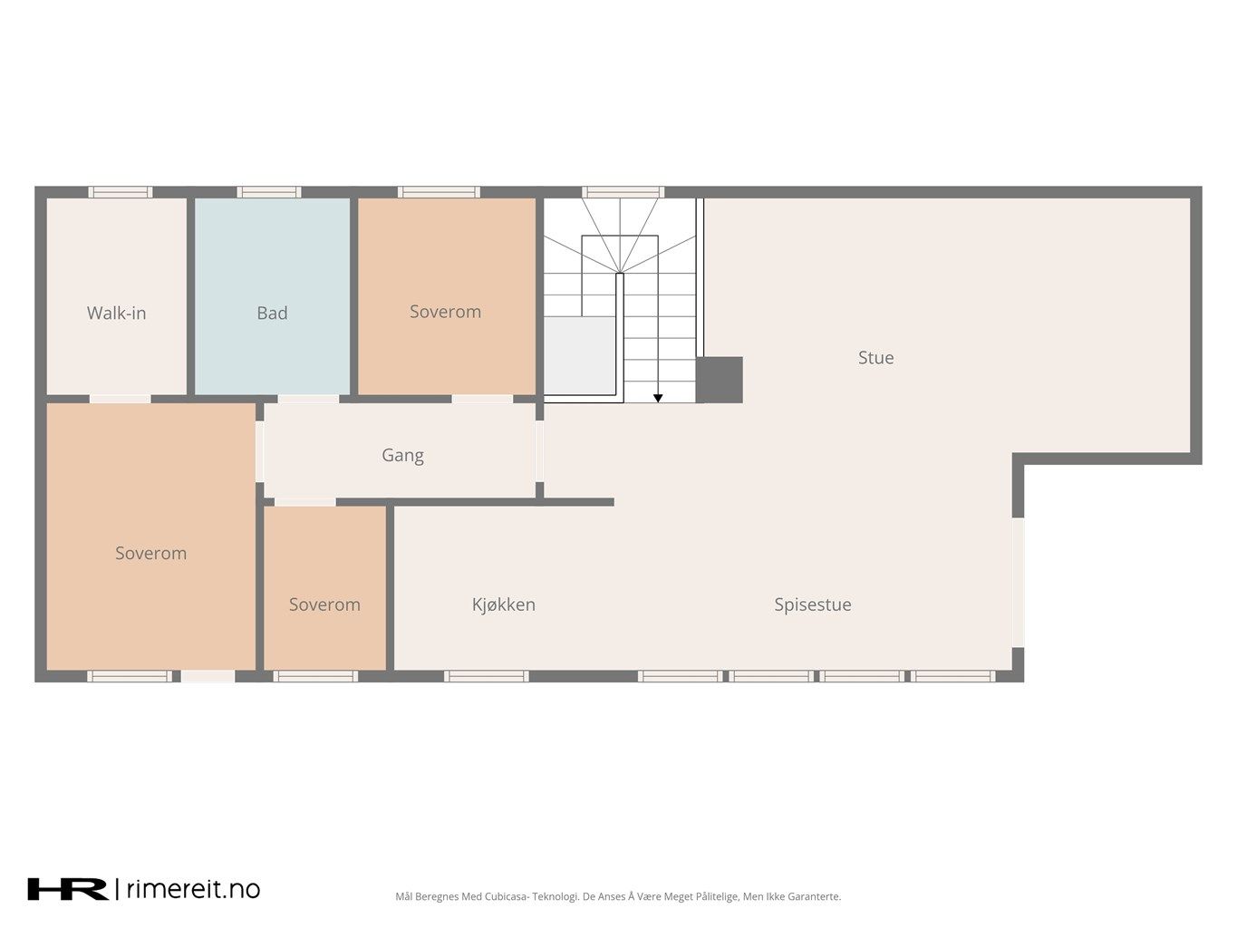 Plantegning 2. etasje.