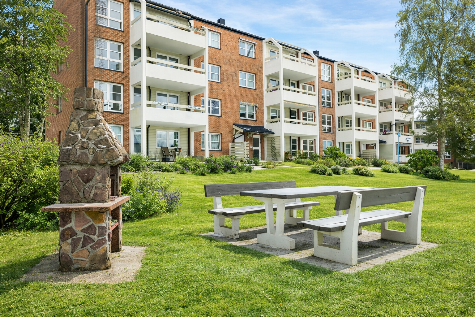 Sommerbilde (Bildet er Ai generert)