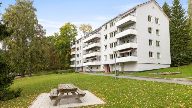 En perfekt beliggenhet for den sporty og naturglade som vil bo i nærheten av både sentrum og marka