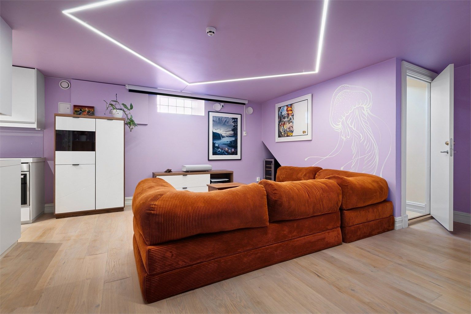 Velkommen ned til underetasjen. 