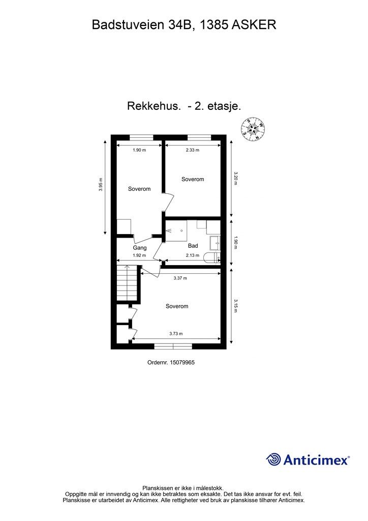 Plantegning 2. etasje