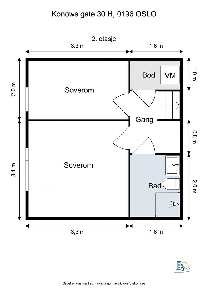 Plantegning 2. etasje