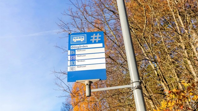 Få minutters gangavstand til bussholdeplass – ekspressbussforbindelse til Oslo morgen og ettermiddag (omkring 25 minutter)