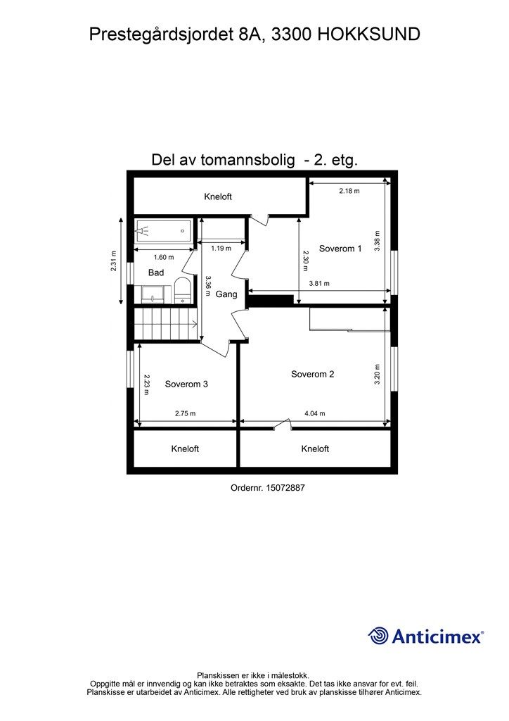 Plantegning 2. etasje