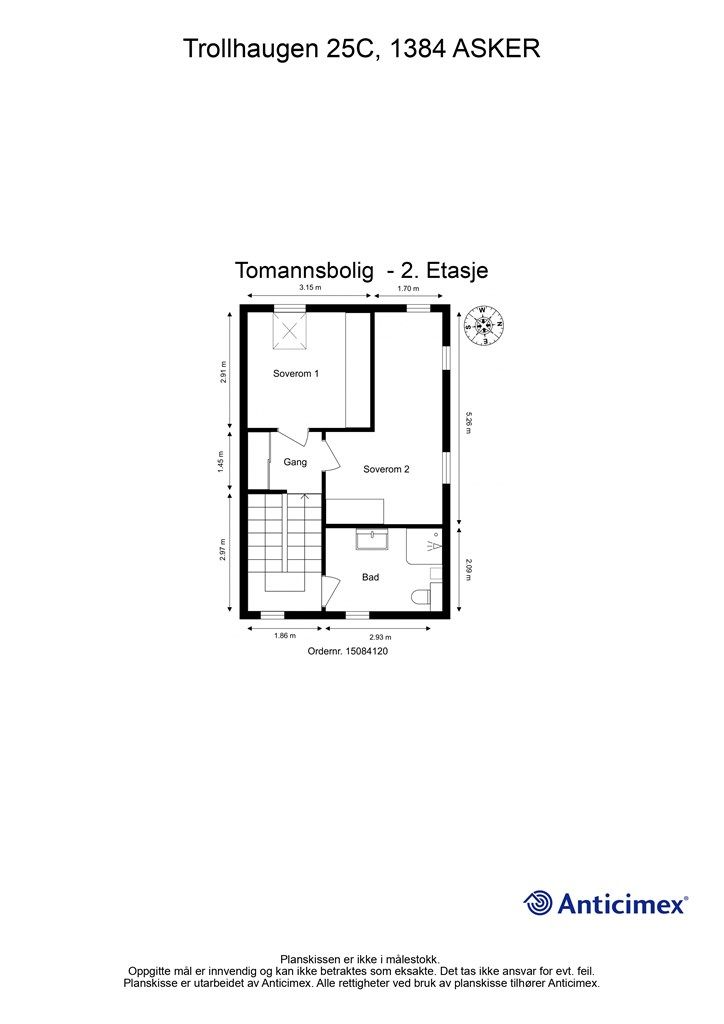 Plantegning 2.etasje