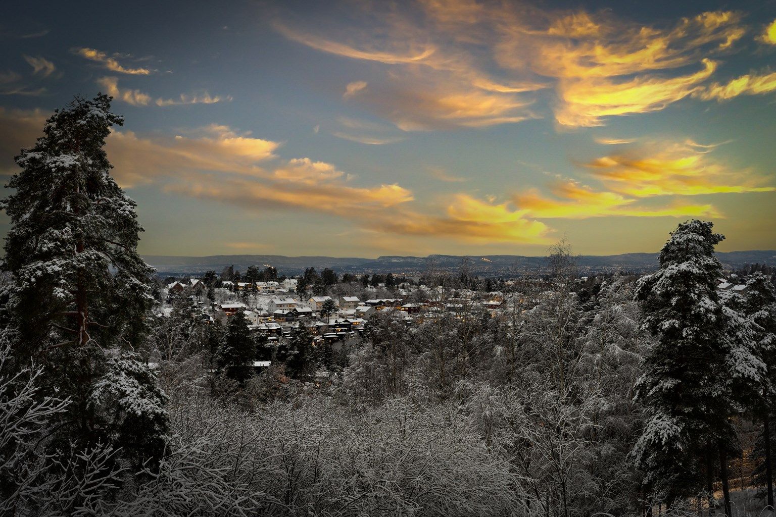 Del av tomannsbolig fra 2001 beliggende på et høydedrag med fjordutsikt. Garasje med lader. Solrikt og barnevennlig. 
