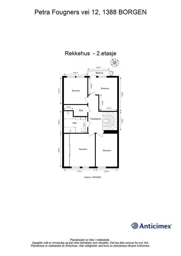 Plantegning - 2.etasje