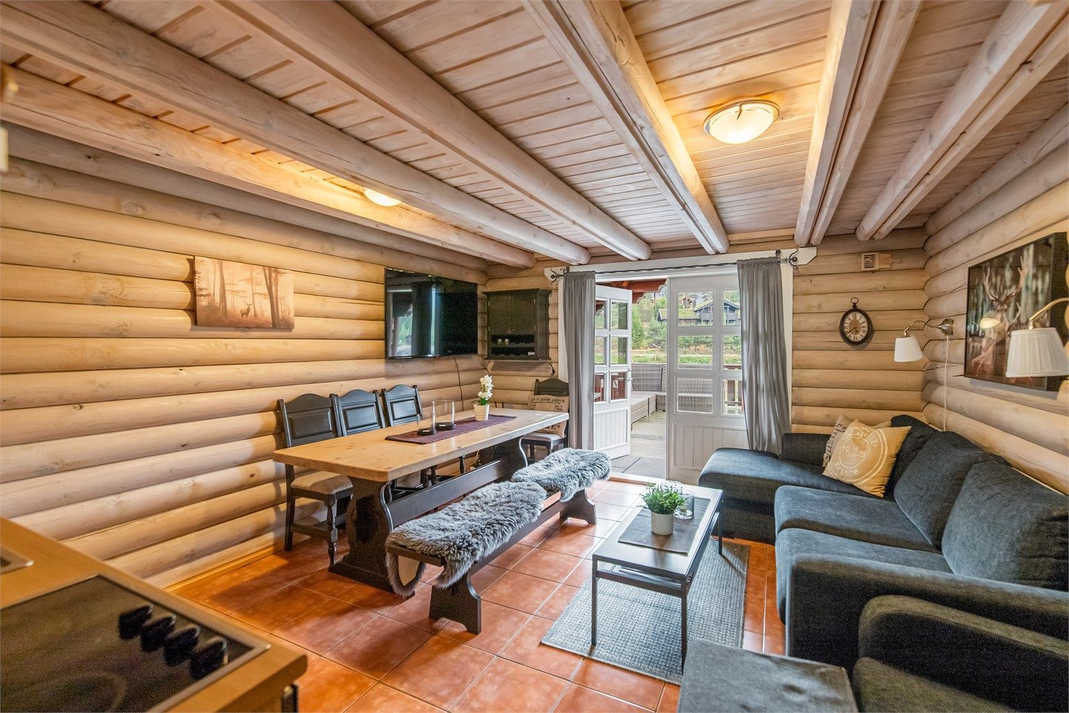 Hytten kan selges møblert, etter avtale med selger