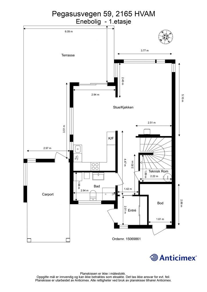 Plantegning 1. etasje