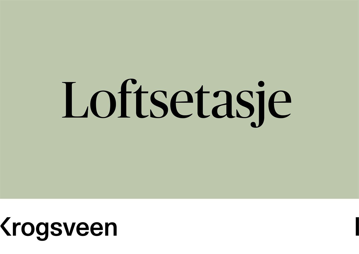 Loftsetasje