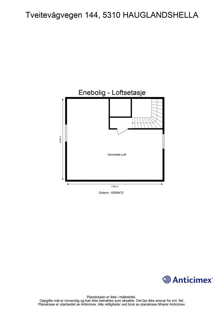 Plantegning loft