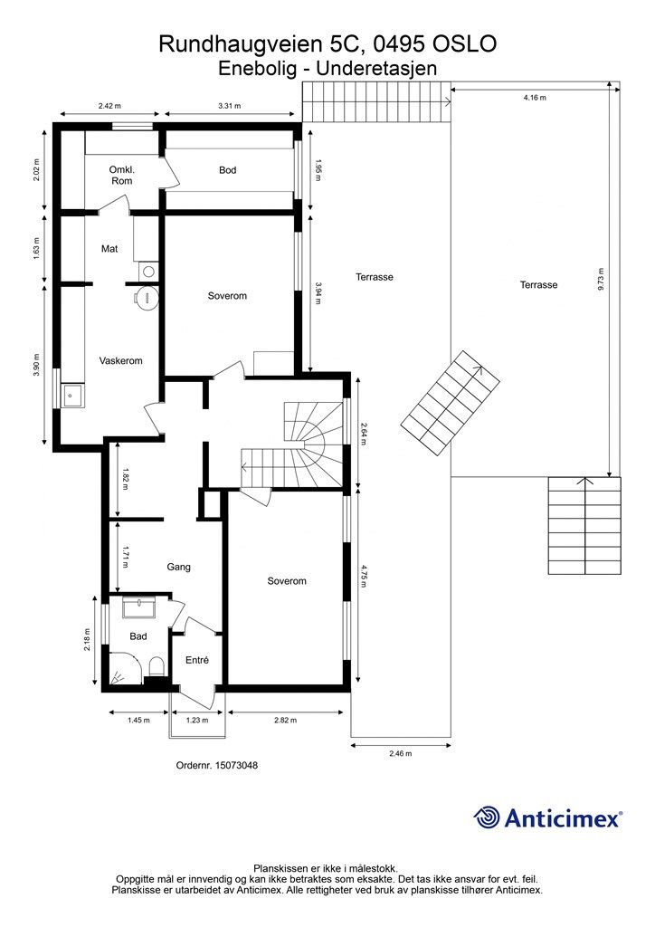 Planskisse - Underetasje