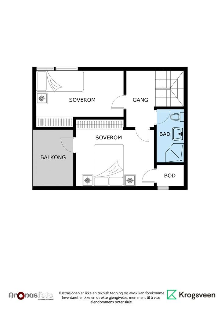Plantegning 2. etasje