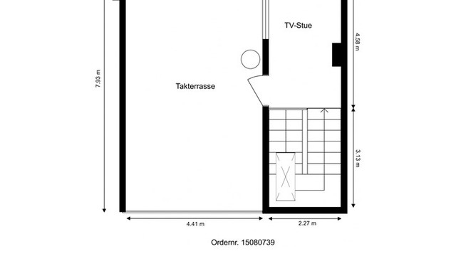 Veiledende skisse av tredje etasje.
