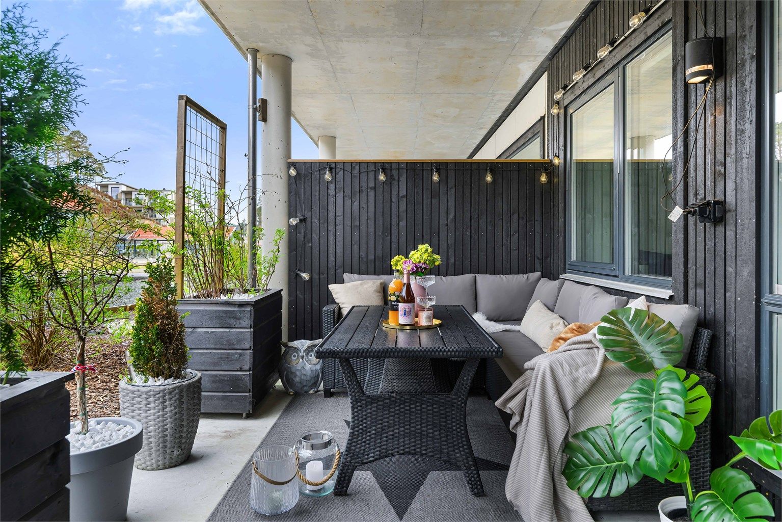 Koselig og lun plass