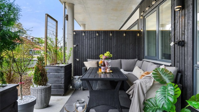 Koselig og lun plass