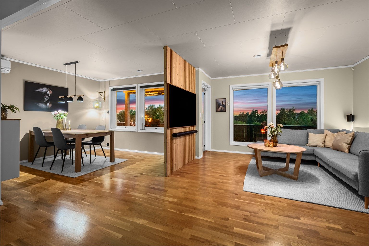 Kveldsstemning i stuen