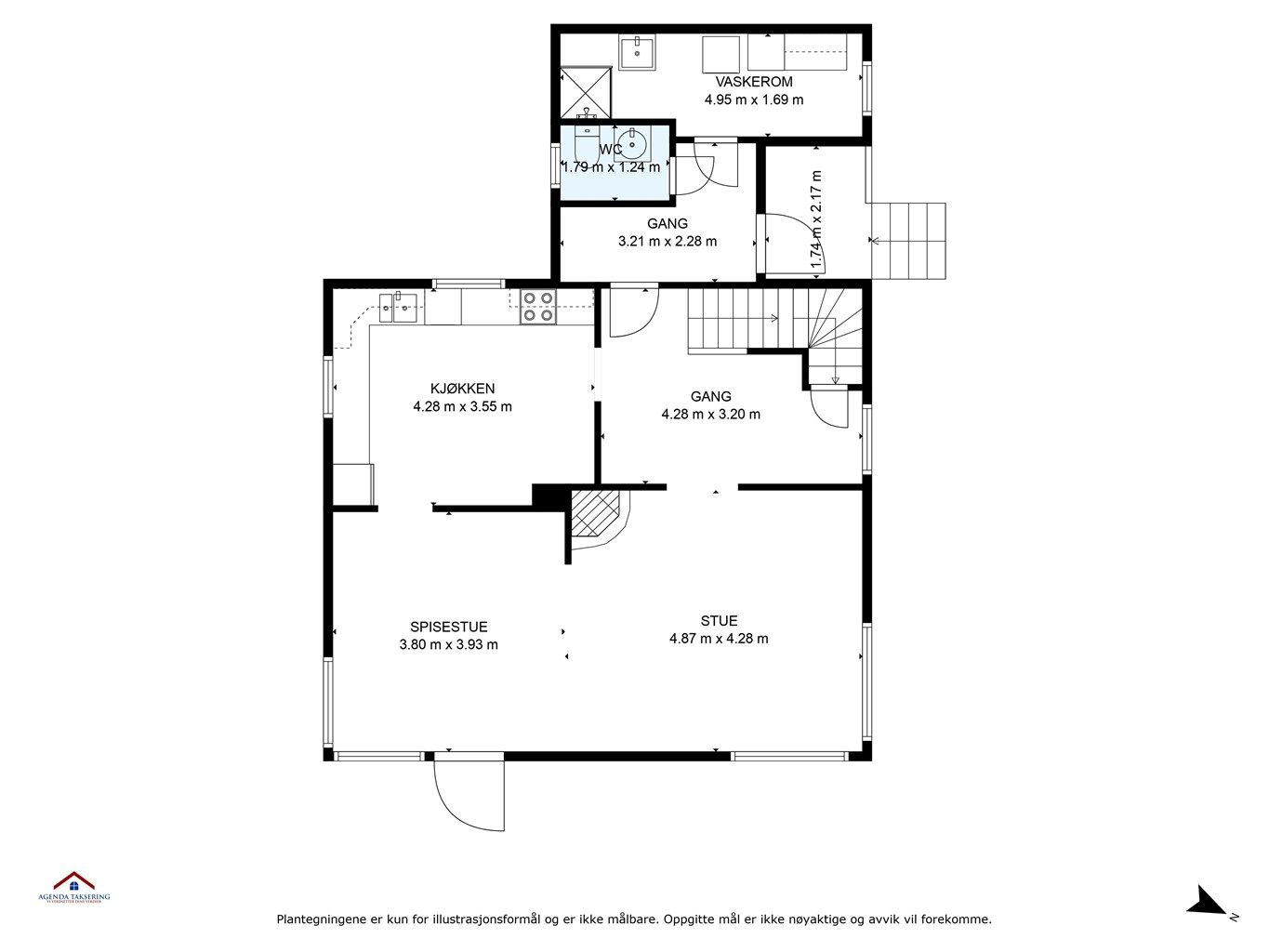 Plantegning 1. etasje