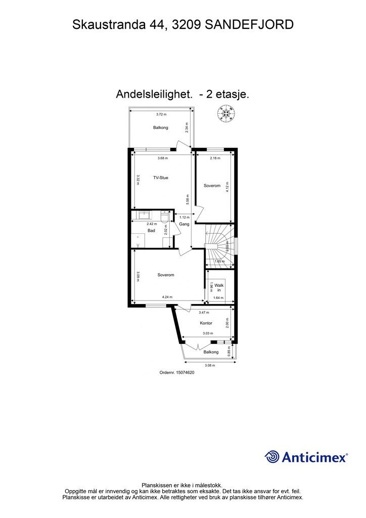 Plantegning-2 etasje